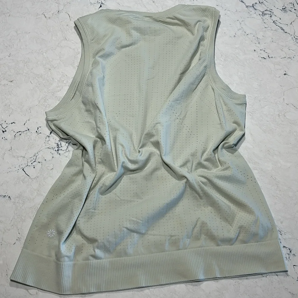 Athleta Light Sage Green Performance Tank Top - Picture 2 of 4